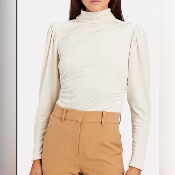 A.L.C. Joss Corduroy Mock Neck Top - Picture 2 of 16